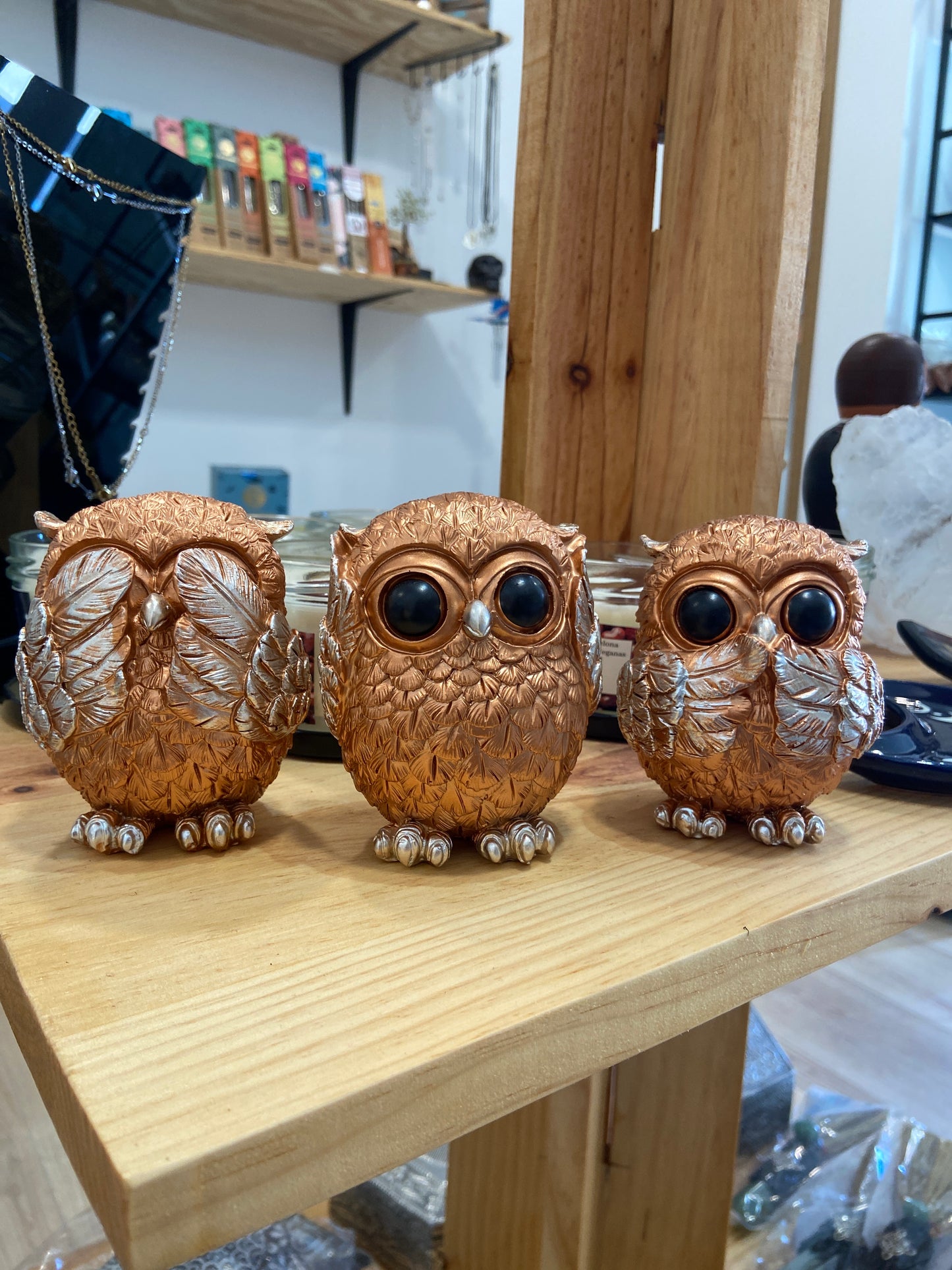 Figuras Buhos (Ver, Oír y Callar)