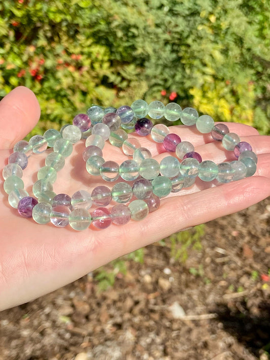 Pulsera de Fluorita Verde