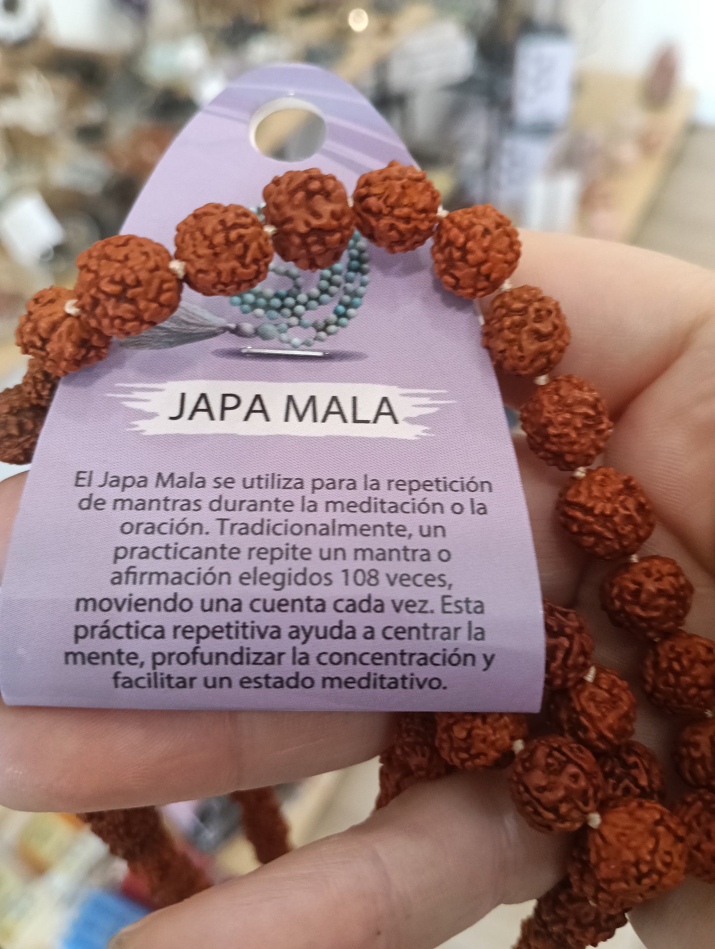 Japa mala rudraksha