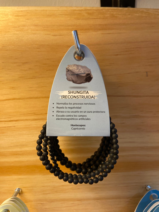 Pulsera Shungita Reconstruida
