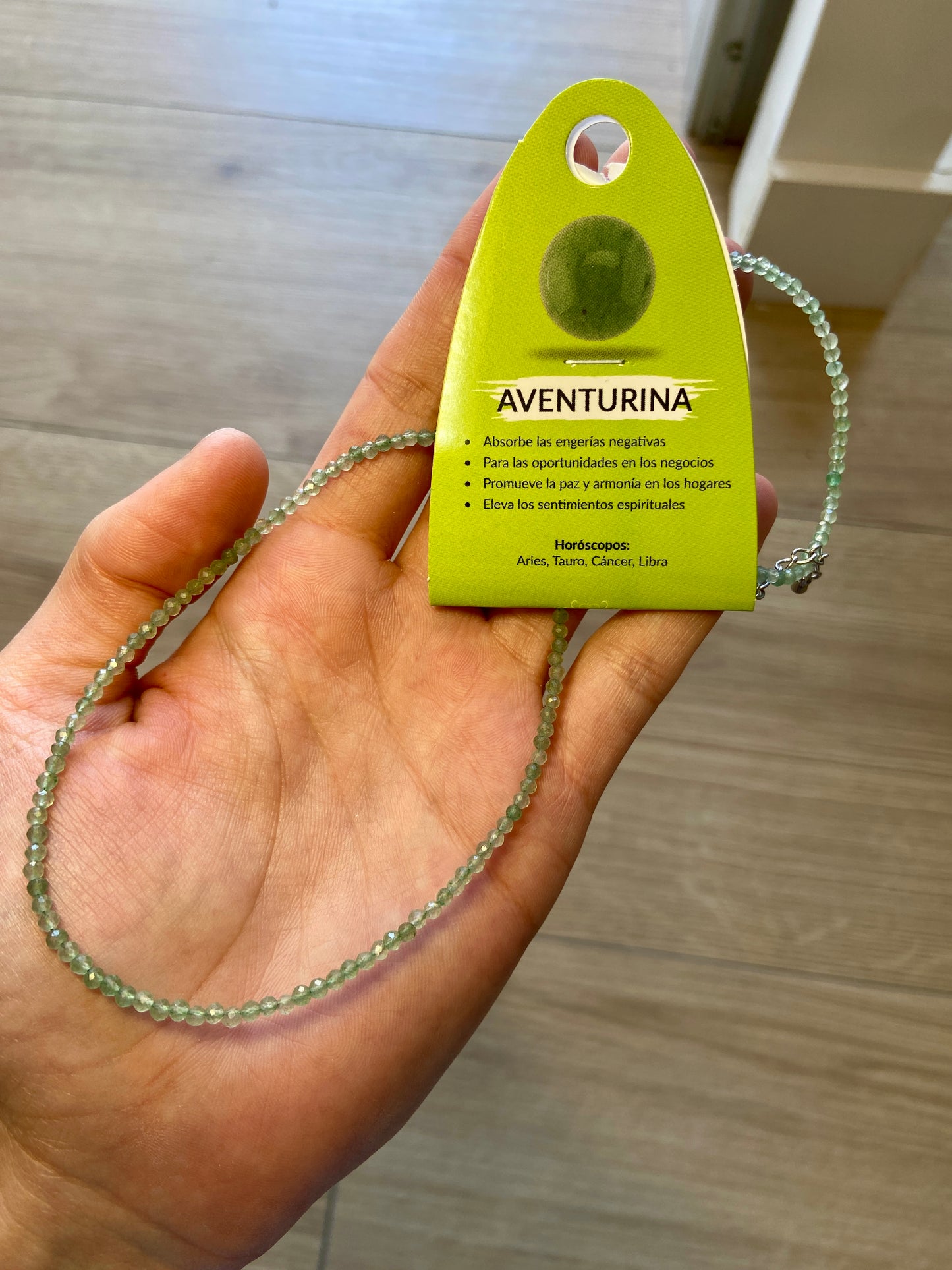Gargantilla Facetada Aventurina