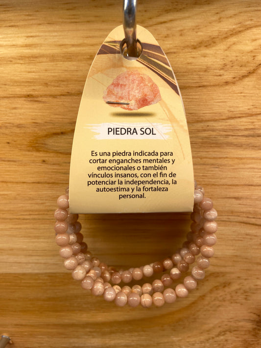 Pulsera Piedra Sol