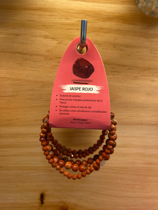 Pulsera Jaspe Rojo
