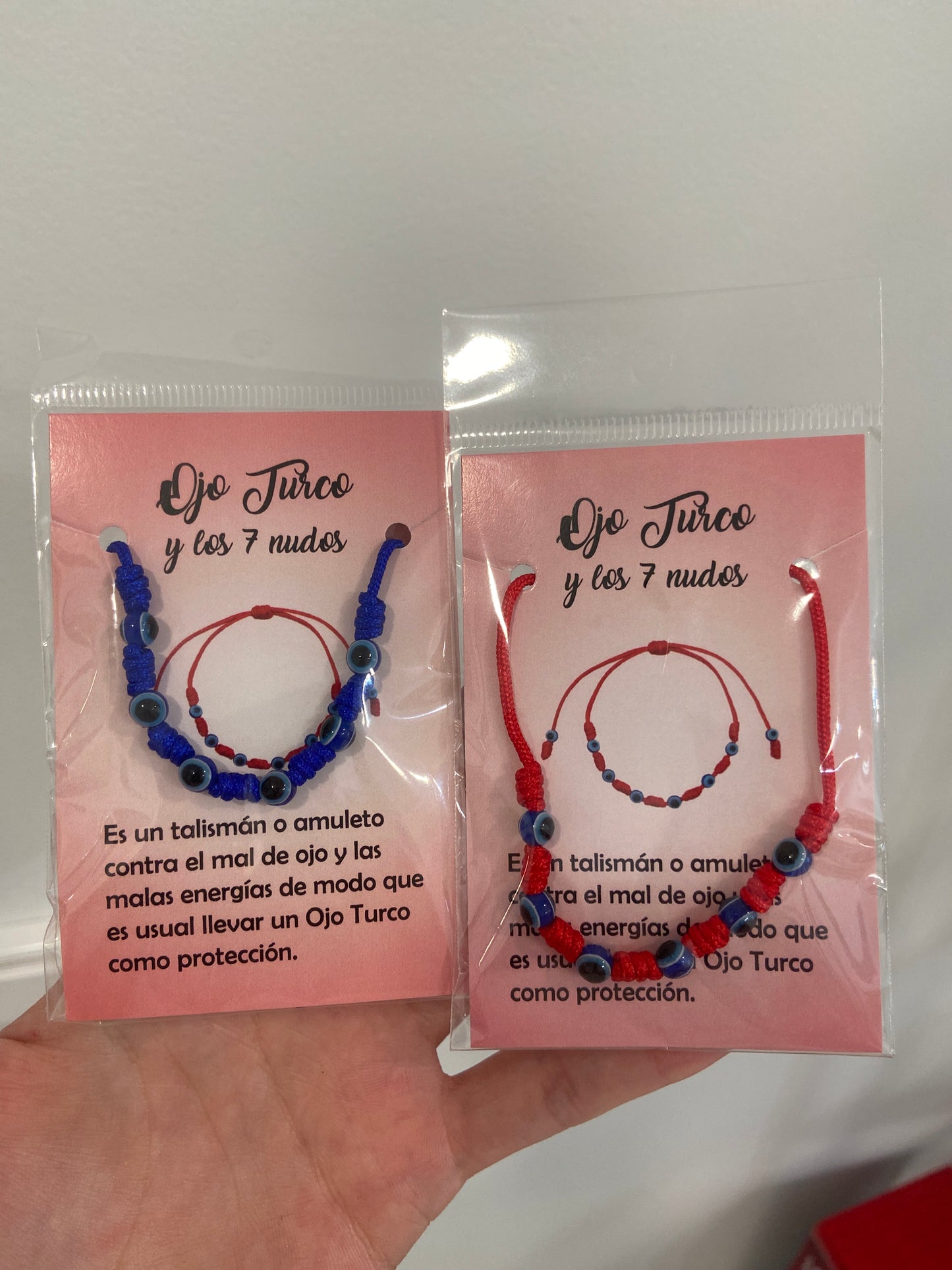 Pulsera 7 nudos con Ojo Turco