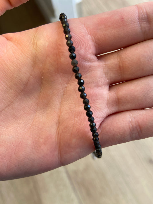 Gargantilla Facetada Obsidiana