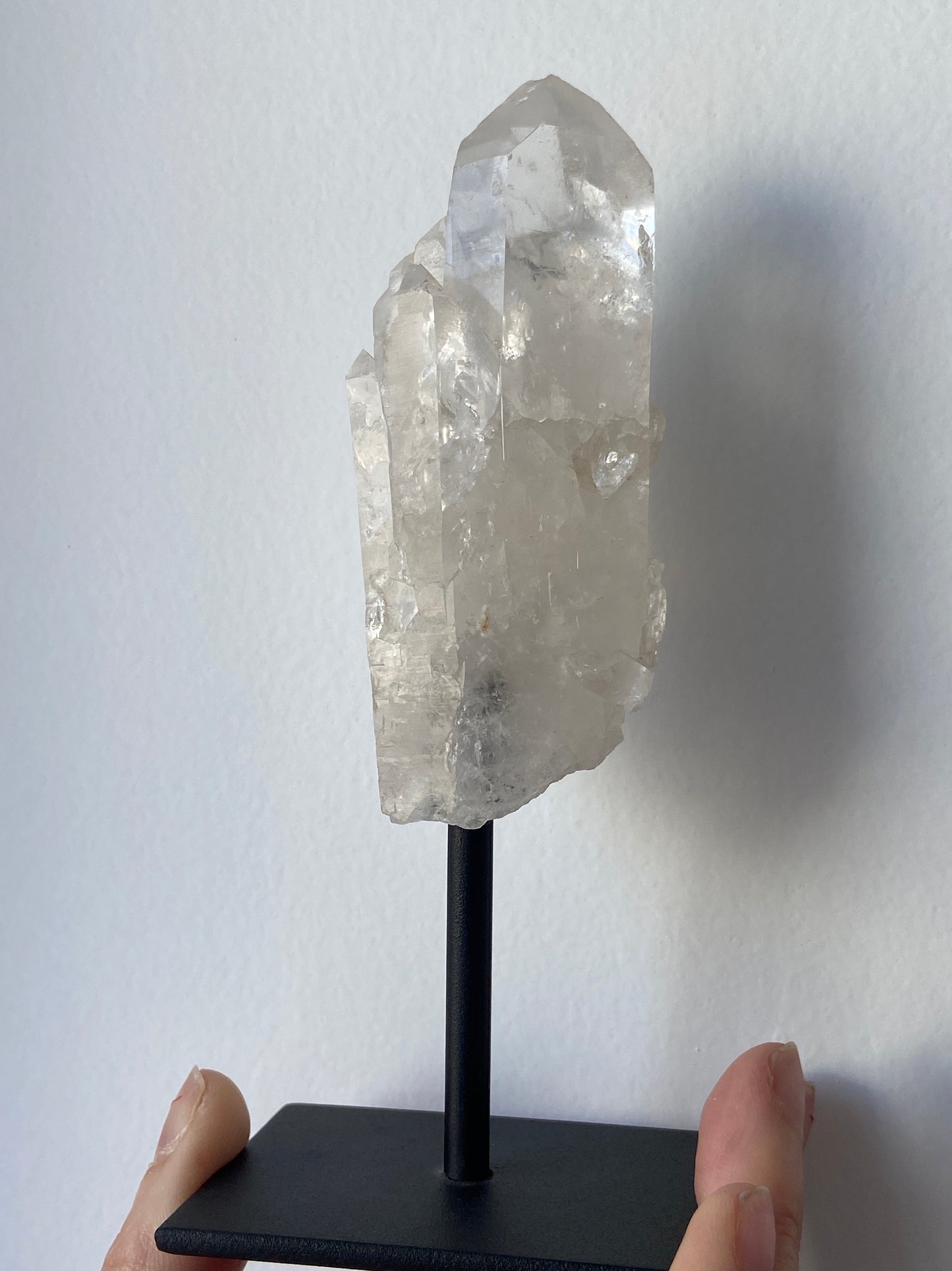 Punta Cuarzo Cristal Con Peana
