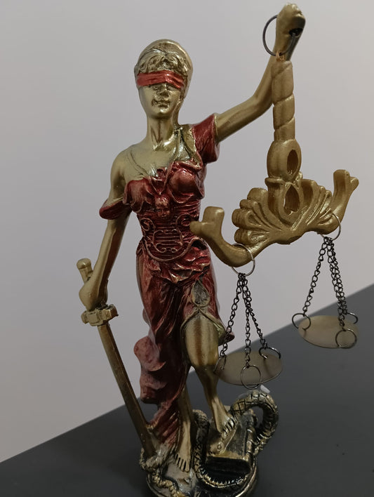 Figura Diosa De La Justicia 19cm