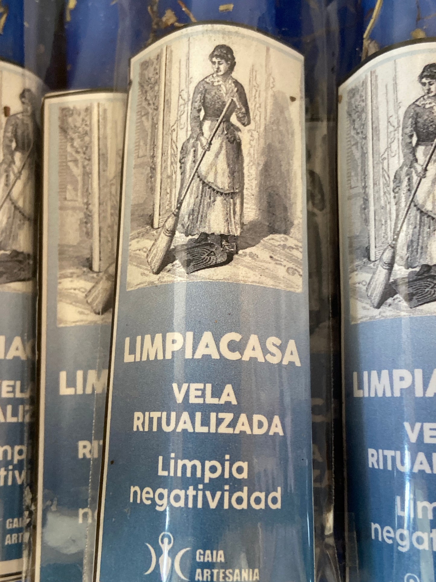 Vela Ritualizada LimpiaCasa (Limpia negatividad)