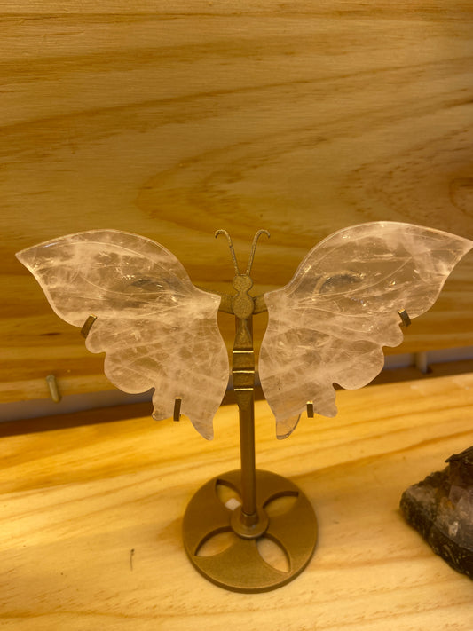 Mariposa Cuarzo Rosa