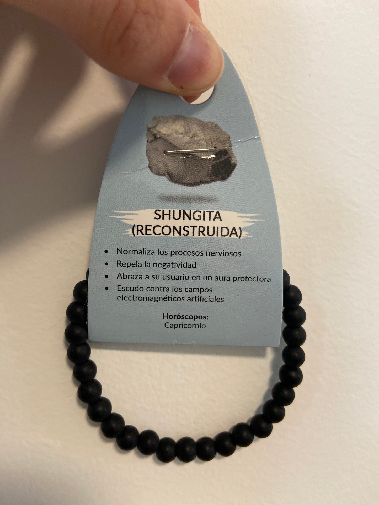 Pulsera Shungita Reconstruida