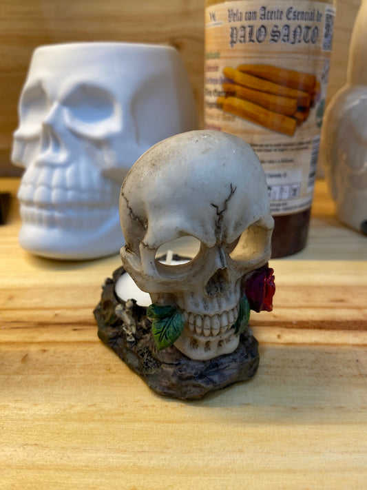 Porta vela Calavera
