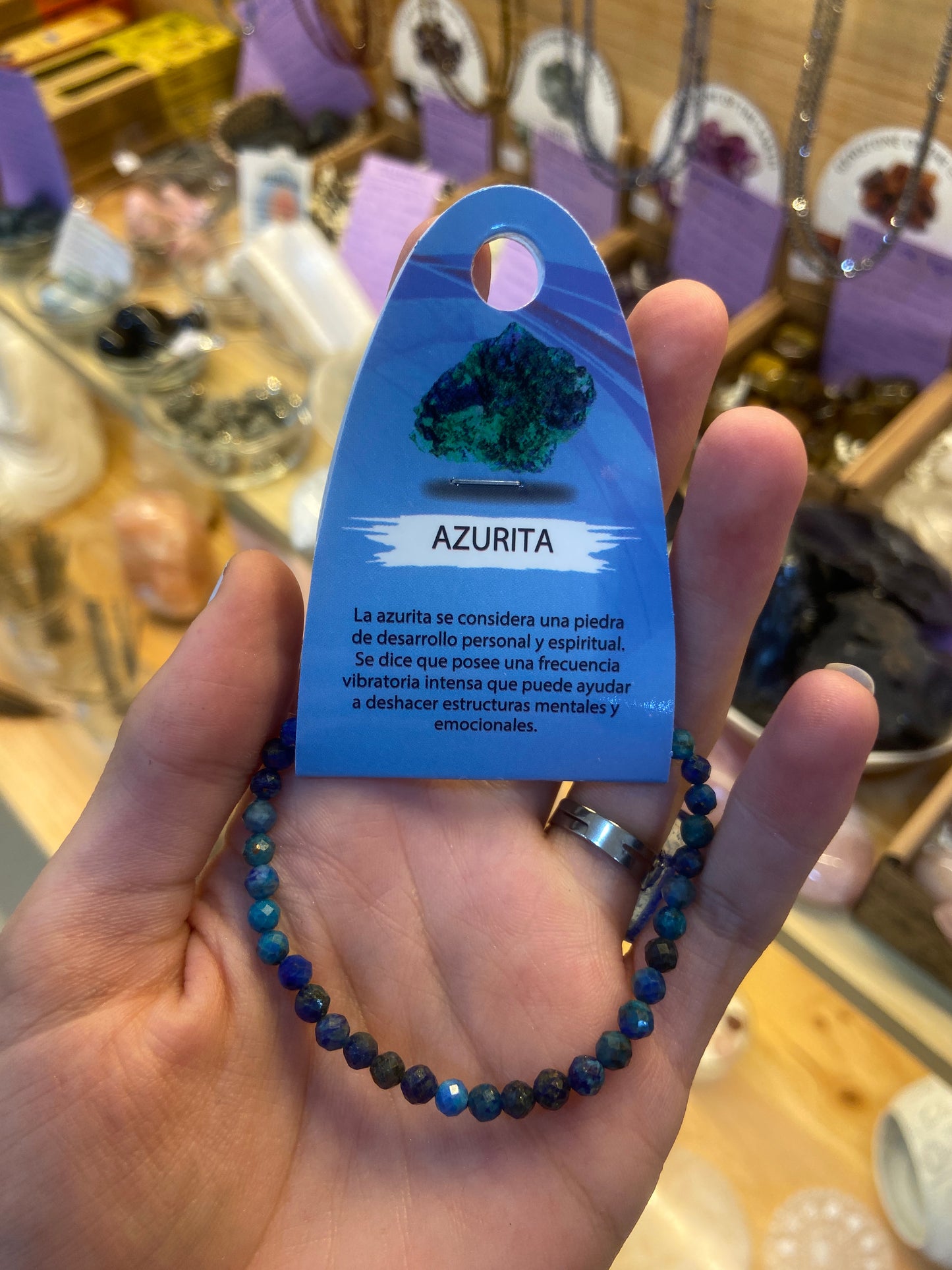 Pulsera Azurita