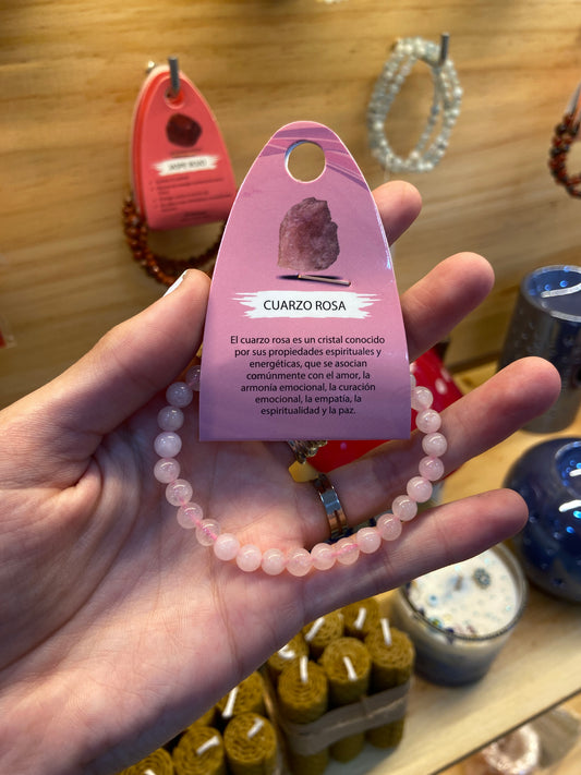 Pulsera Cuarzo Rosa