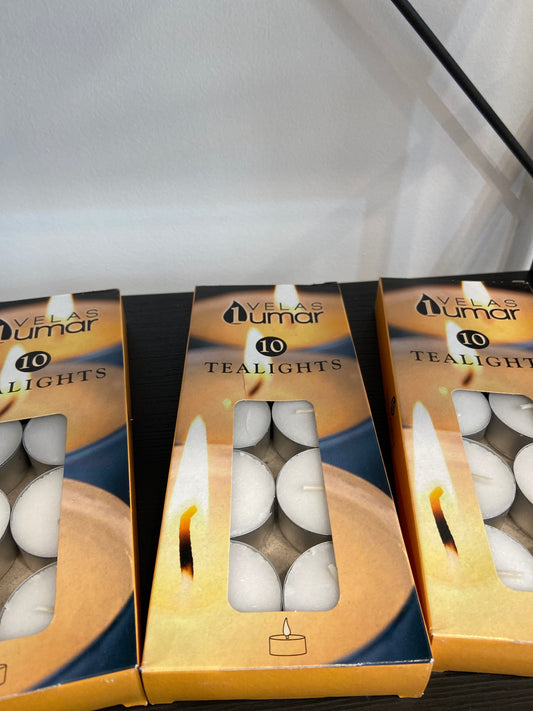 Pack 10 Velas De Té