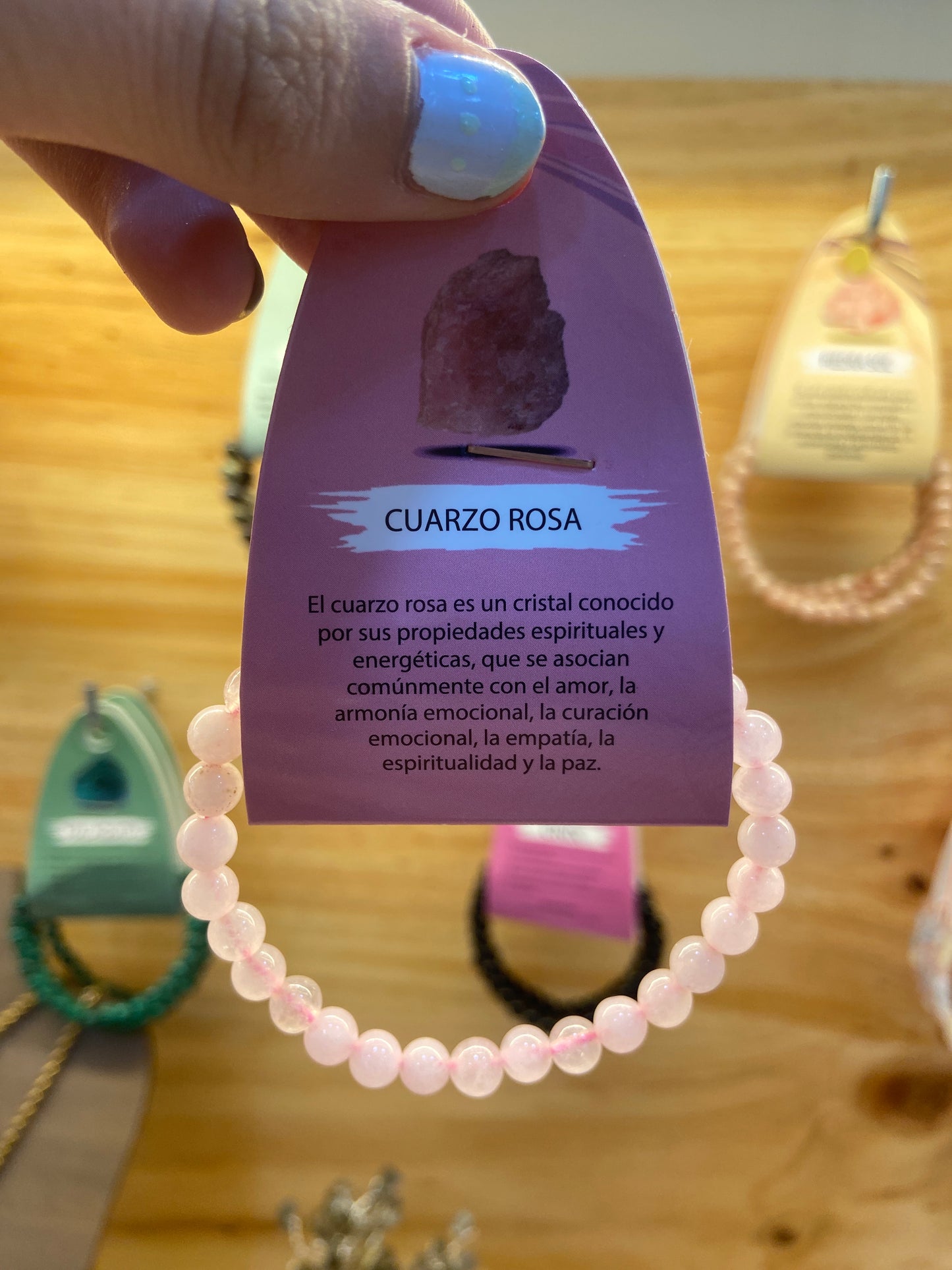 Pulsera Cuarzo Rosa