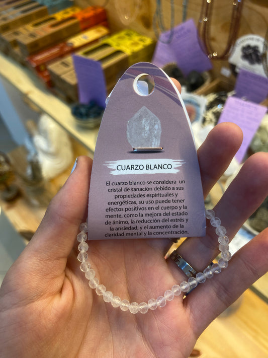 Pulsera Cuarzo Blanco