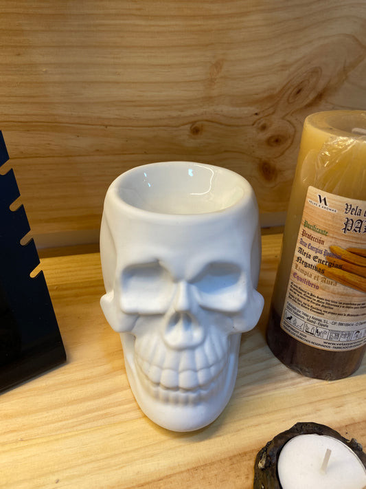 Quemador Cerámica Calavera
