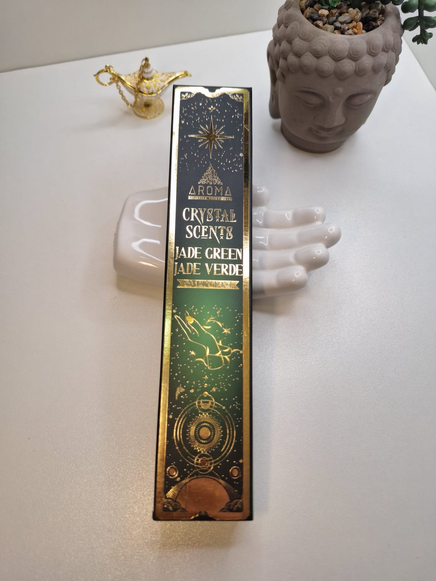 Varilas Incienso con Minerales Jade
