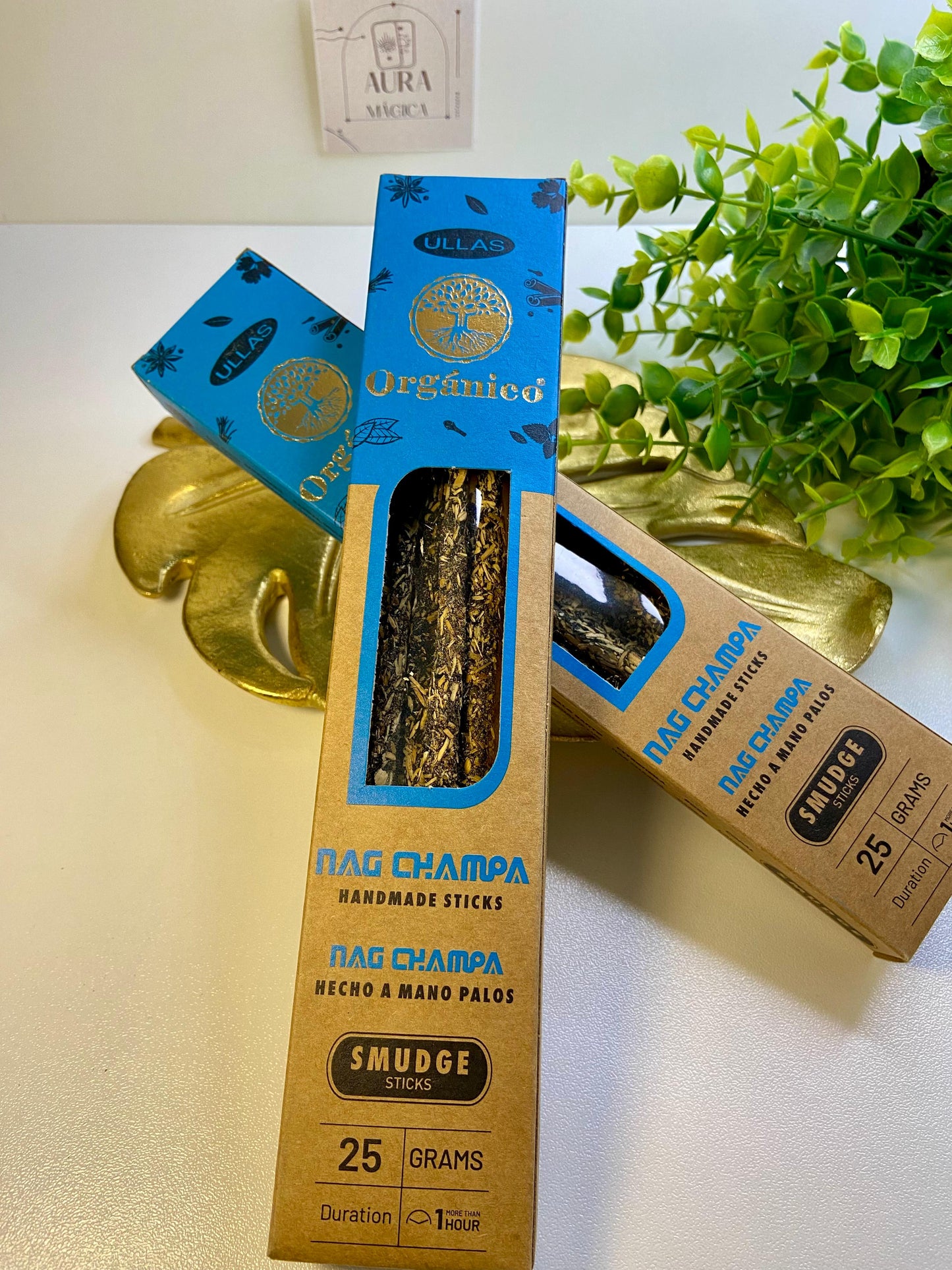 Varilla Incienso Organico Nag Champa Ullas