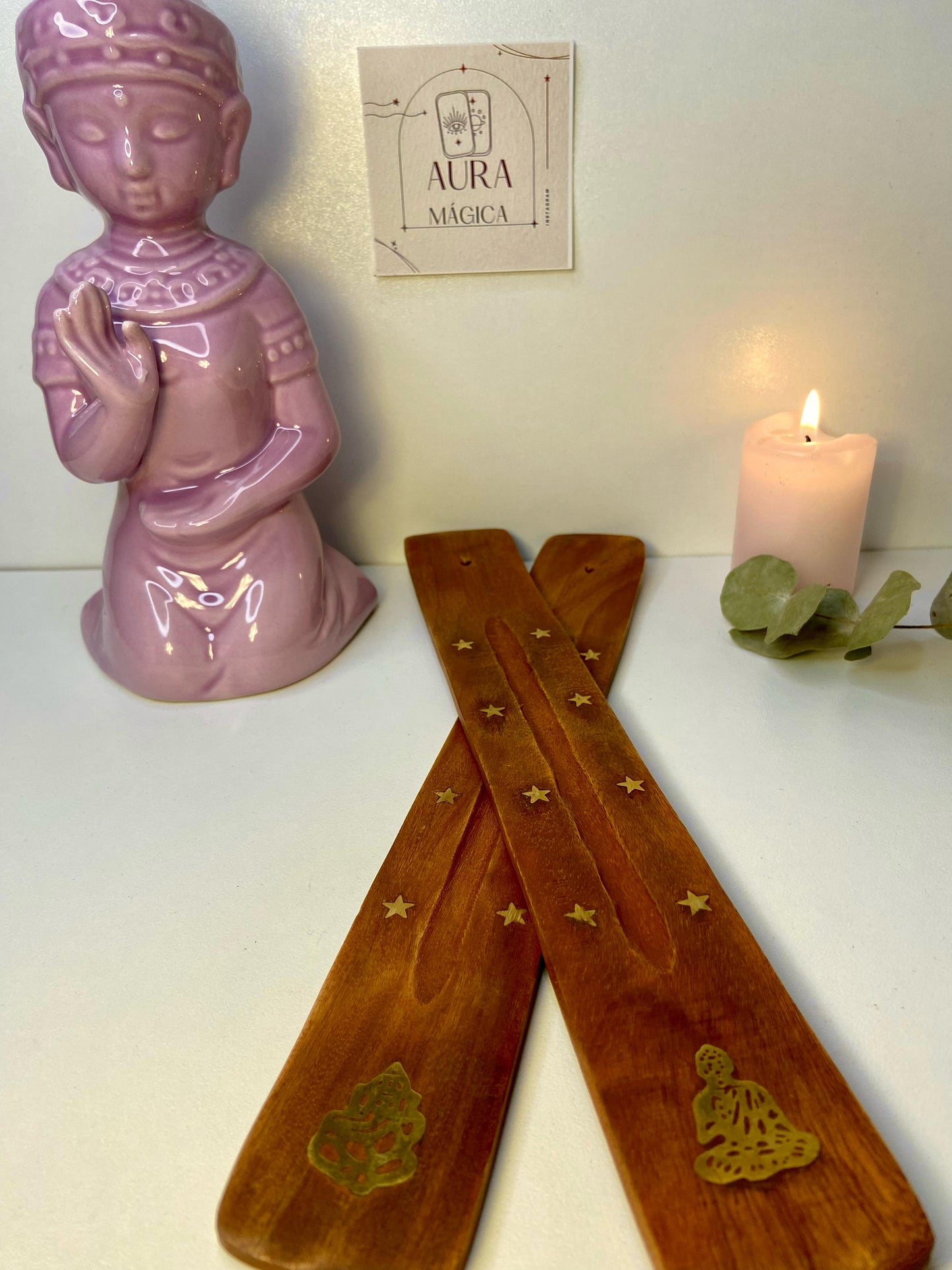 Soporte Incensario Madera 25cm