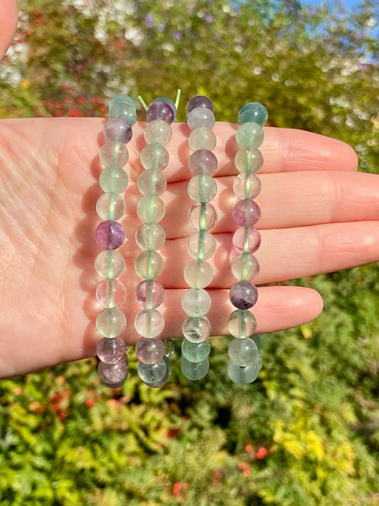 Pulsera de Fluorita Verde
