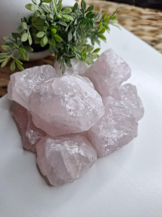 Piedra Mineral Cuarzo Rosa