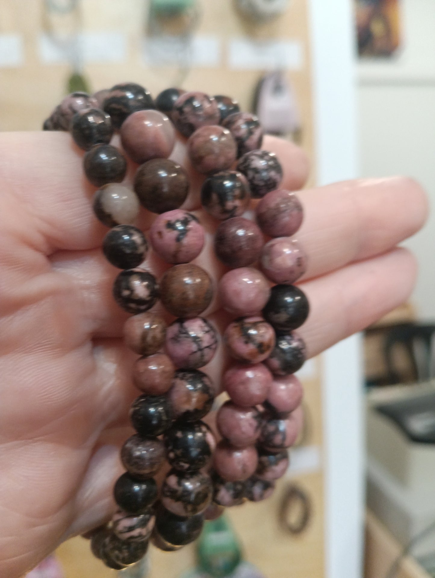 Pulsera de rodonita