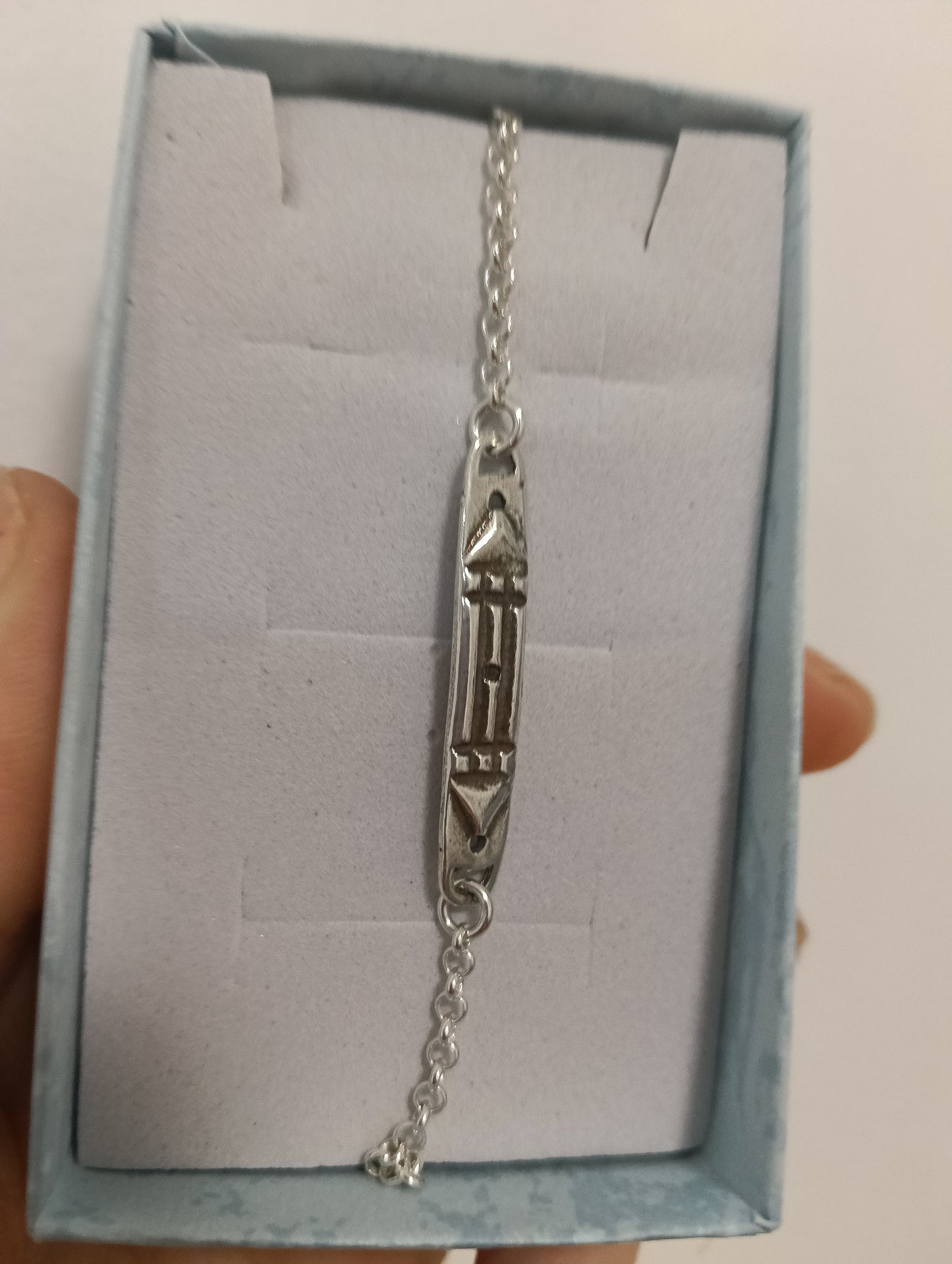 Pulsera atlante en plata.