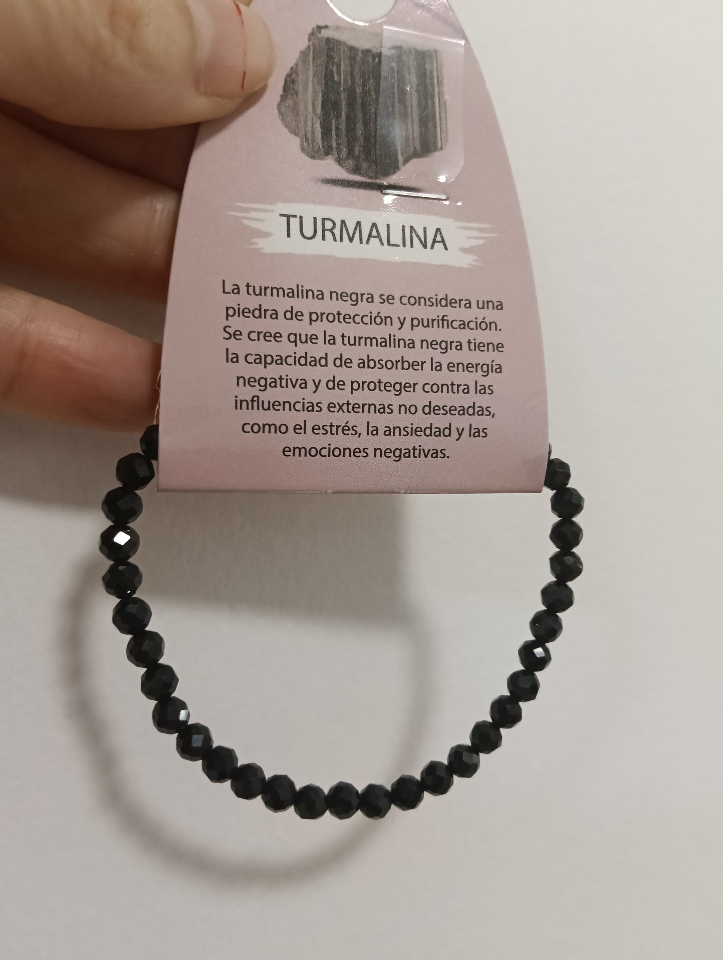 Pulsera turmanila facetada